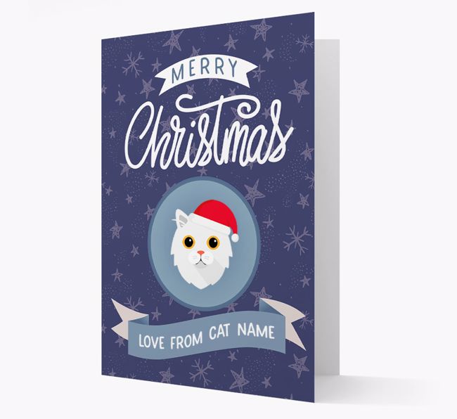 Merry Christmas: Personalized {breedCommonName} Card